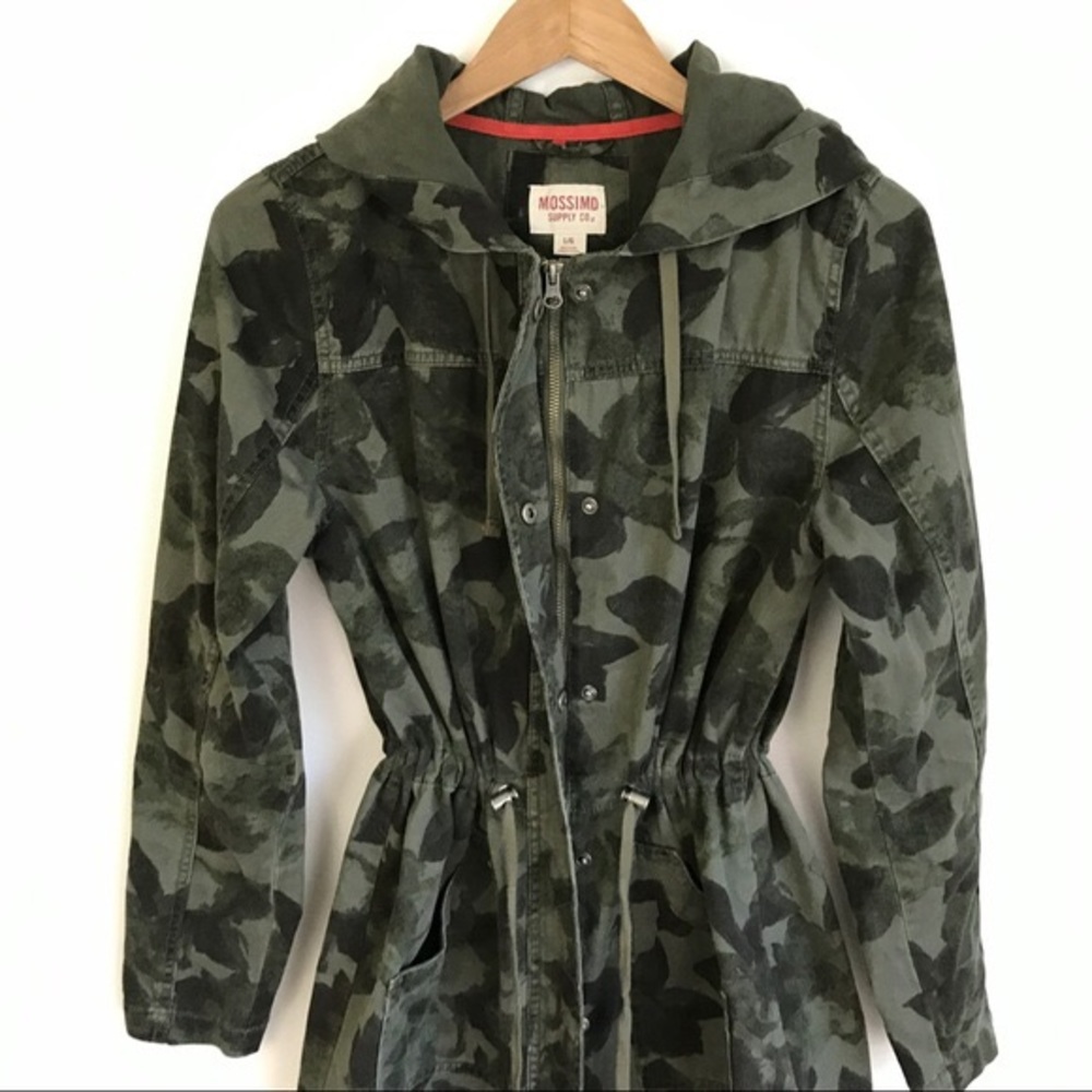 Camo Drawstring Jacket